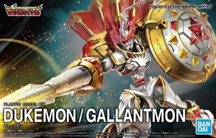 Amplified Dukemon Gallantmon Digimon Model Kit Figure-rise Standard