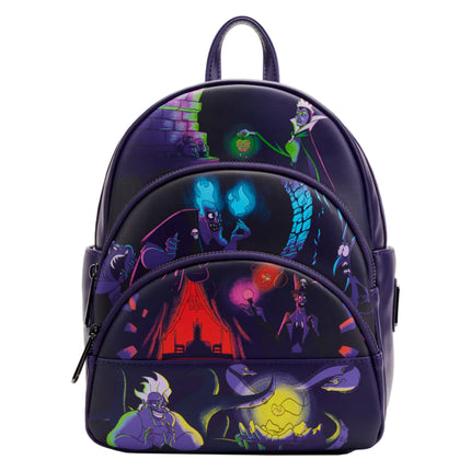 Villains " Glow in the dark " - Mini Backpack LoungeFly Disney Zainetto