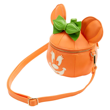 Glow Face Pumpkin Minnie - Cross Body Bag LoungeFly