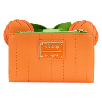 Glow Face Pumpkin Minnie - Wallet LoungeFly Disney