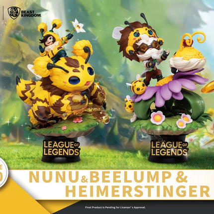 Nunu & Beelump & Heimerstinger League of Legends D-Stage PVC Diorama Set 16 cm