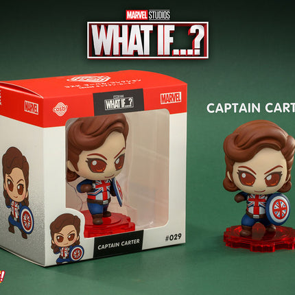 Captain Carter What If...? Cosbi Mini Figure Marvel  8 cm