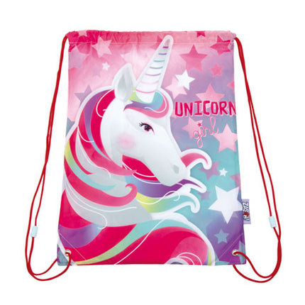 Unicorno String Bag Sacca per Scuola Tempo Libero