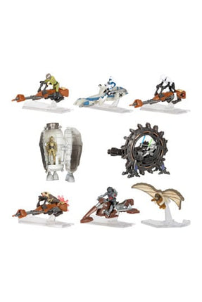Star Wars Micro Galaxy Squadron Vehicles with Figures Scout Class 5 cm Assortment (12)
