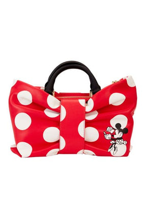 Disney by Loungefly Passport Bag Figural Bow Minnie Rocks the Dots