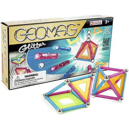 Geomag Glitter 22 piezas set construcciones magnéticas