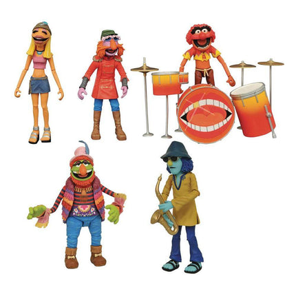 DAMAGED PACKAGING - The Muppets Action Figure Box Set Band Members SDCC 2020 Exclusive - DAMAGED PACKAGING