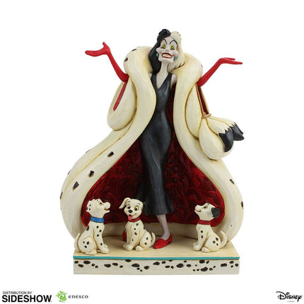 Charges de Crudelia Disney Statuetta Cruella De Vil de 101 21 centimètres.