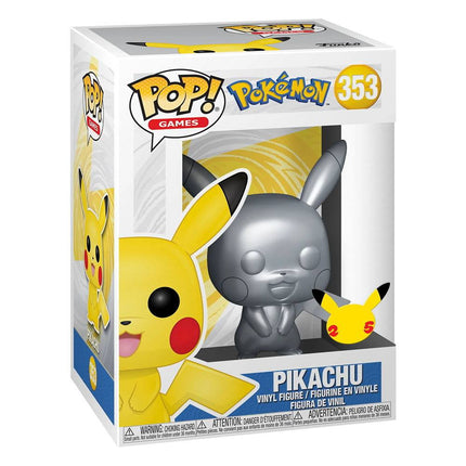 Pokemon POP! Gry Vinyl Figure Pikachu Silver Edition 9 cm - 353