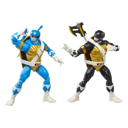 Kolekcja Power Rangers x TMNT Lightning Action Figures 2022 Morphed Donatello &amp; Morphed Leonardo