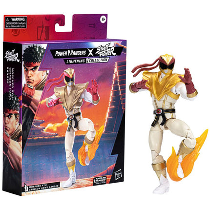 Power Rangers x Street Fighter Ligtning Collection Action Figure Morphed Ryu Crimson Hawk Ranger 15 cm